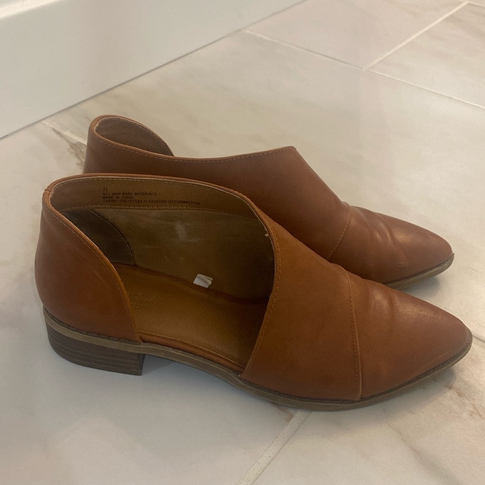 Target open booties